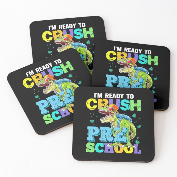 Item preview, I'm Ready To Crush Preschool Dinosaur Back To School Boy Kid designed and sold by canadianline.