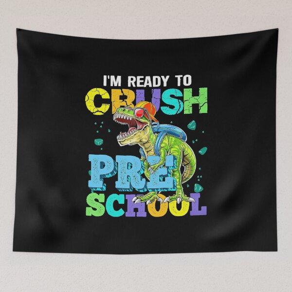 Item preview, I'm Ready To Crush Preschool Dinosaur Back To School Boy Kid designed and sold by canadianline.