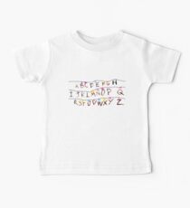 Stranger Things Ouija Leads Baby Tee