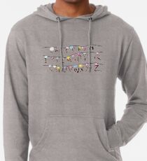 Stranger Things Ouija Leads Lightweight Hoodie