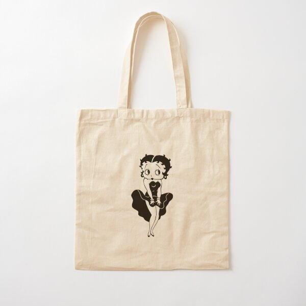 betty boop version clothes black Cotton Tote Bag