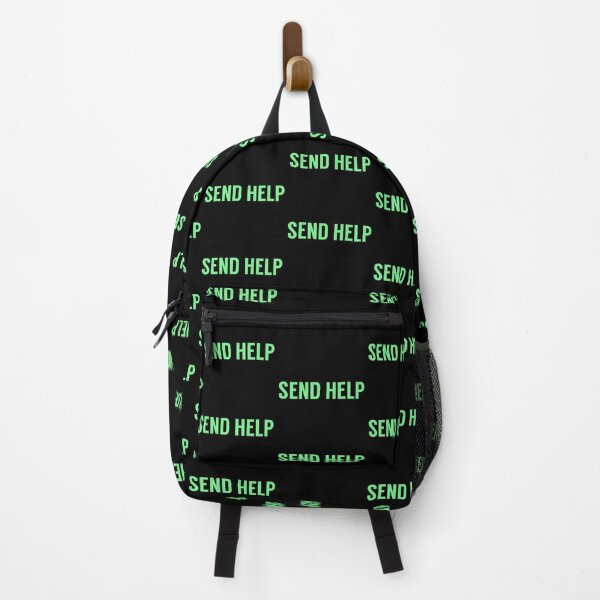 Item preview, Send Help Typography In Green designed and sold by tinyteacups.