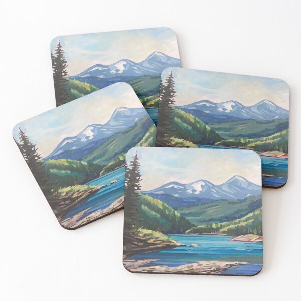 Let's Stop for a Break Coasters (Set of 4)