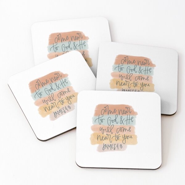 Item preview, James 4:8 designed and sold by LindseysLabels.