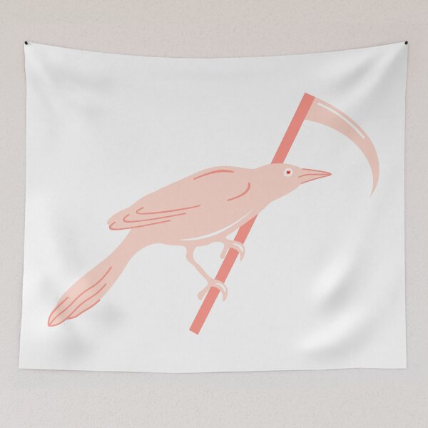 Item preview, Pink Crow with Scythe  designed and sold by llevine2934.