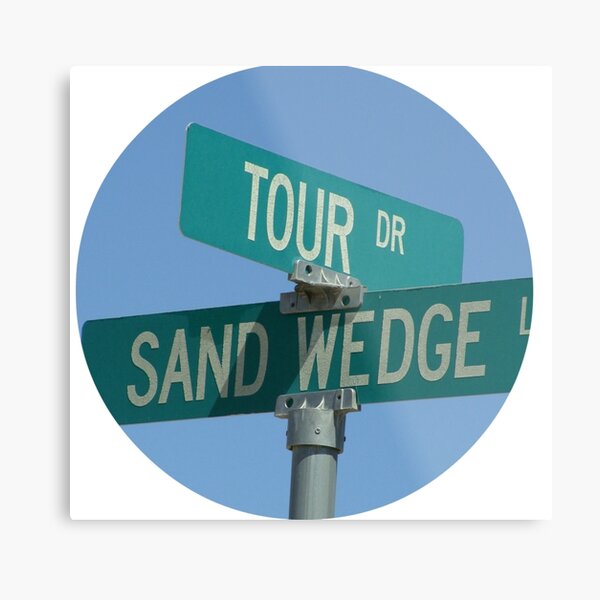 Tour Drive - Sand Wedge Lane Metal Print