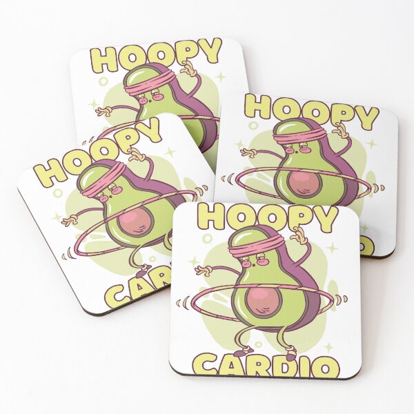 Item preview, Hoopy cardio Avocado kawaii designed and sold by TRIBExSPACE.