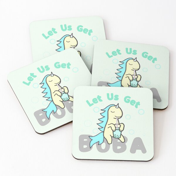 Item preview, Lets Get Boba II - Cute and Funny Unicorn designed and sold by ViewerEqualsPhoton.