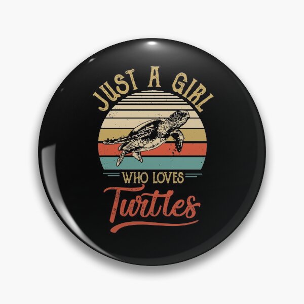 Item preview, Just A Girl Who Loves Turtles Cute Vintage Turtles Girl designed and sold by KAYLAELSIE.