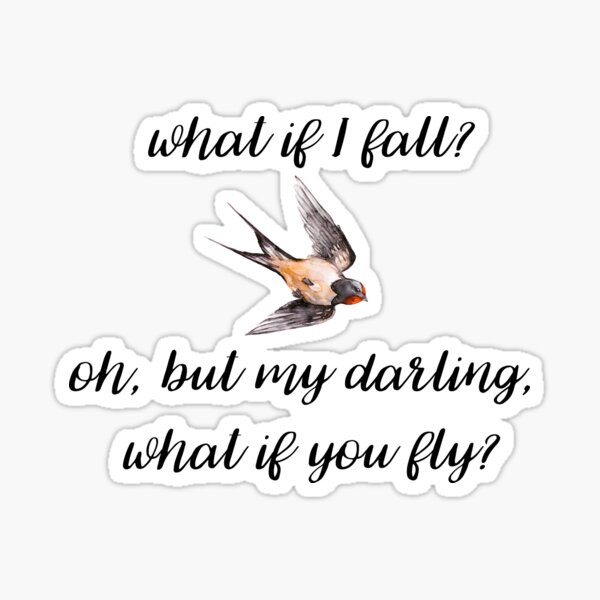 What if I fall? Sticker
