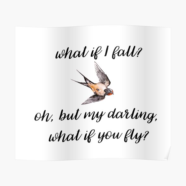 What If I Fall Posters Redbubble
