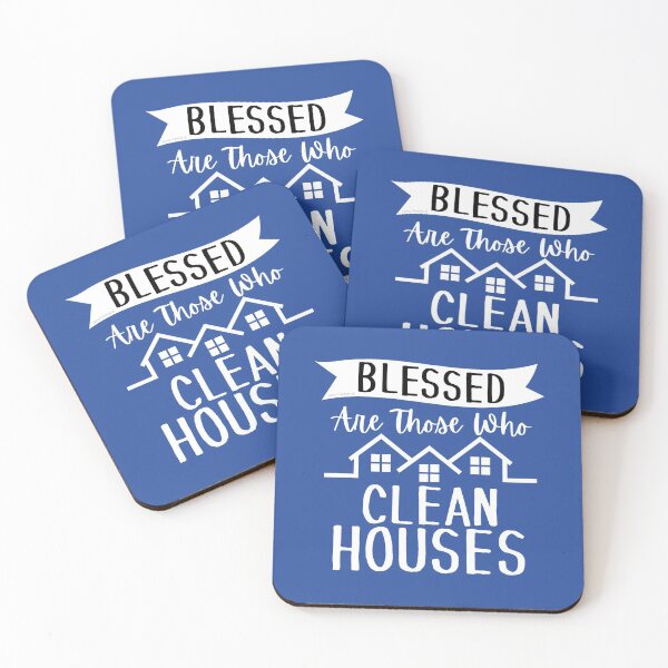 Item preview, Blessed Are Those Who Clean Houses Inspirational Novelty Gifts designed and sold by SavvyCleaner.