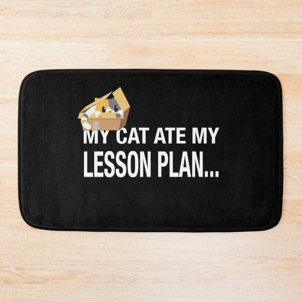 Item preview, My cat ate my lesson plan designed and sold by NadyaCC.