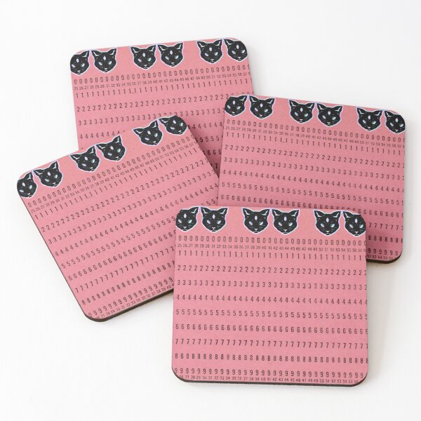 Item preview, Numbers and Spooky Cats designed and sold by aliyeus.