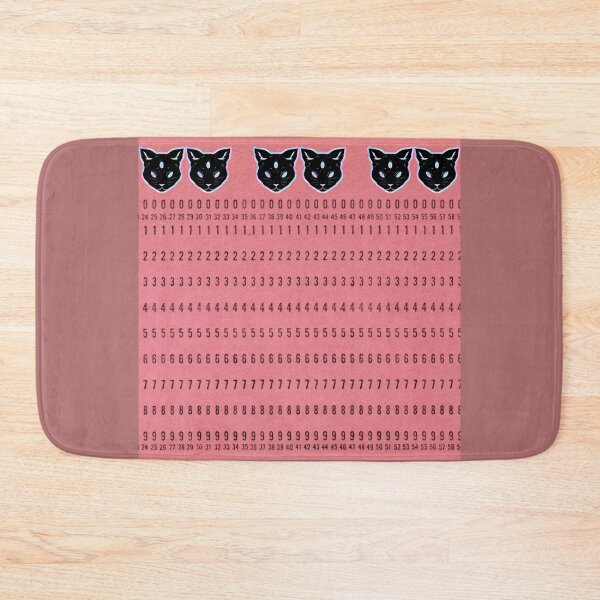Item preview, Numbers and Spooky Cats designed and sold by aliyeus.