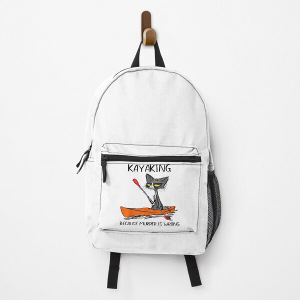 Item preview, Kayaking because Murder is Wrong-Best Gift Ideas cat lovers T-Shirt designed and sold by tinhpham.