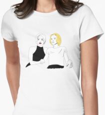 Mulholland Drive Drawing Women's Fitted T-Shirt