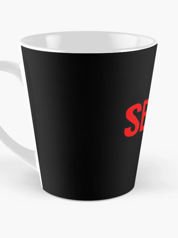 Thumbnail 3 of 4, Coffee Mug, Send Help Typography In Red designed and sold by tinyteacups.