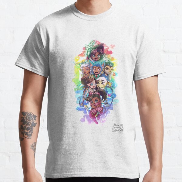 Electric Fencer -- Chibi Rainbow Heroes Classic T-Shirt