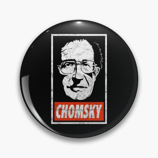 Item preview, Chomsky (Black Worn Look) designed and sold by politicalamity.