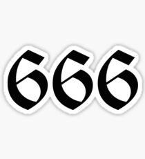 Pegatina 666
