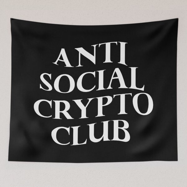 Item preview, Anti Social Crypto Club designed and sold by fulljug.