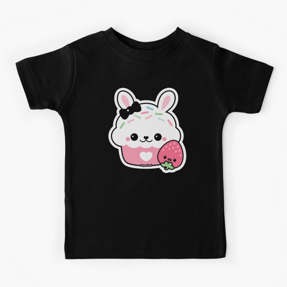 Cute Bunny Cake Kids T-Shirt
