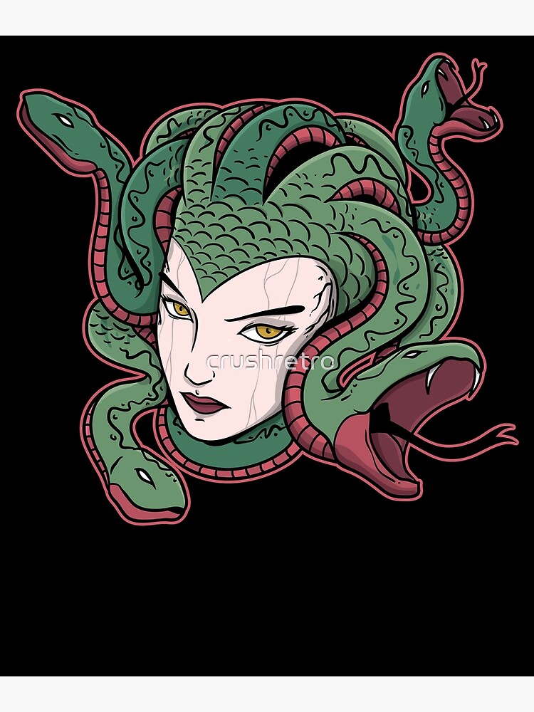 Medusa Snakes Greek Mythology Dia De Los Muertos Sticker for Sale