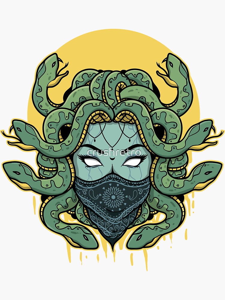 Medusa Greek Mythology Sticker