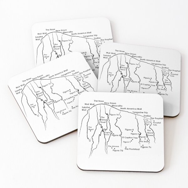 Item preview, El Capitan | Rock Climbing Routes designed and sold by designsbyMoiLS.