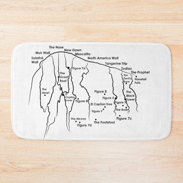 Item preview, El Capitan | Rock Climbing Routes designed and sold by designsbyMoiLS.