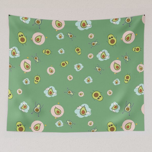 Item preview, Avocado Pattern  designed and sold by aboniteblanc.