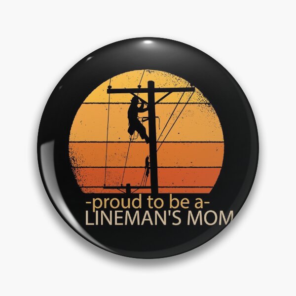 Item preview, Proud to be a lineman’s mom  designed and sold by TRIBExSPACE.