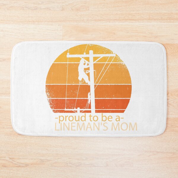 Item preview, Proud to be a lineman’s mom  designed and sold by TRIBExSPACE.