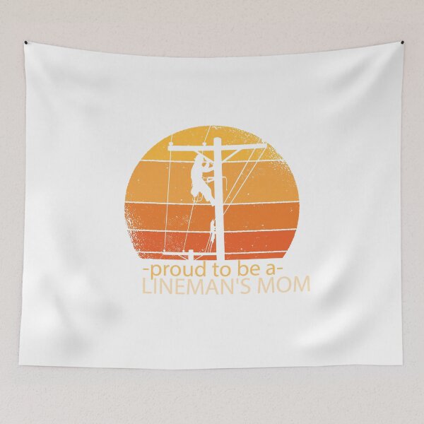 Item preview, Proud to be a lineman’s mom  designed and sold by TRIBExSPACE.
