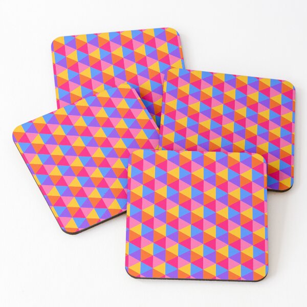 Item preview, Hexagon Geometric Red Mixed - Hexagon Pattern designed and sold by DAFIN.