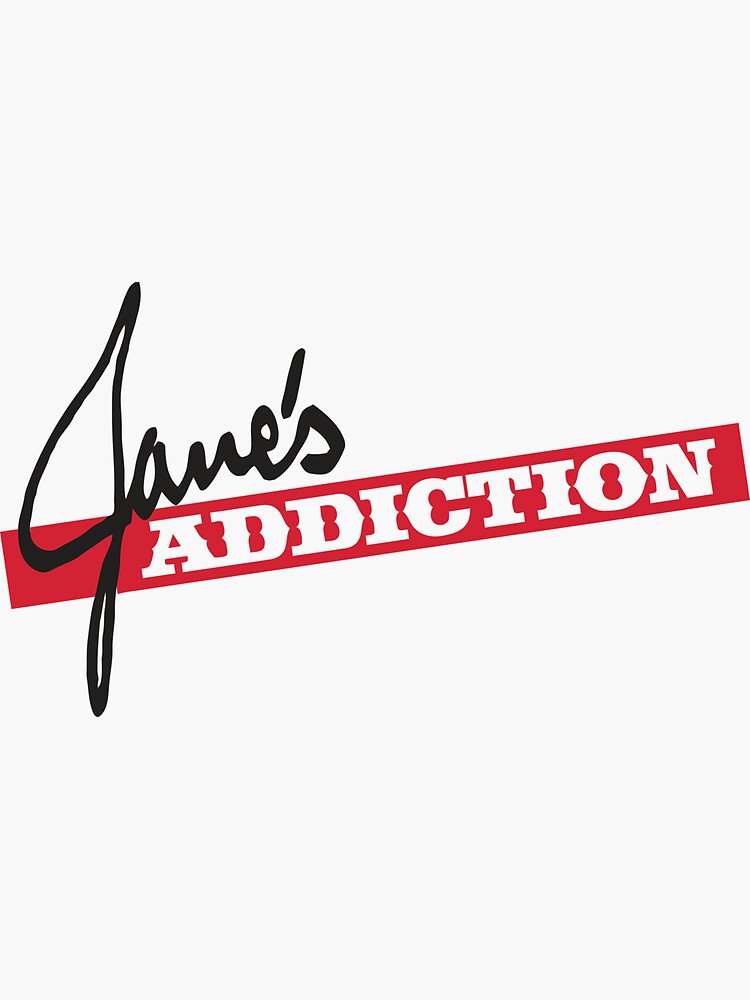 "Jane's Addiction merch" Sticker for Sale by alpaprana Redbubble