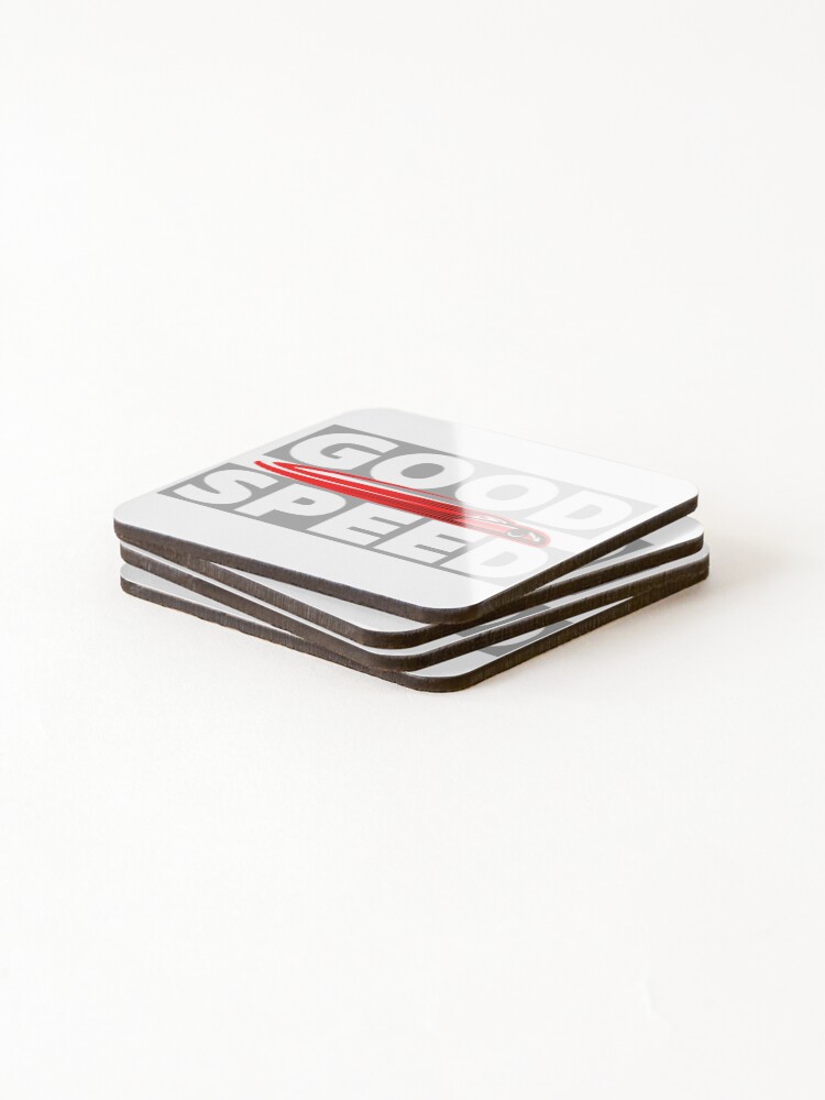 Thumbnail 4 of 5, Coasters (Set of 4), Good speed designed and sold by Rondeboy.