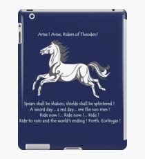 Ride Rohirrim! iPad Case/Skin