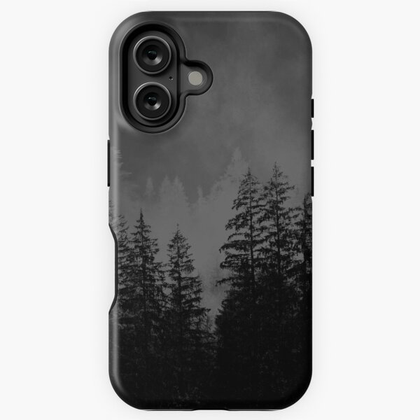 Item preview,  Foggy white and black Forest fire abstract  designed and sold by PureNature4K.