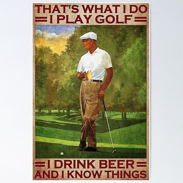Poster: Golf Und Bier