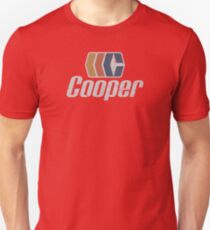 Cooper logo 2 (for non-blue shirts) Unisex T-Shirt
