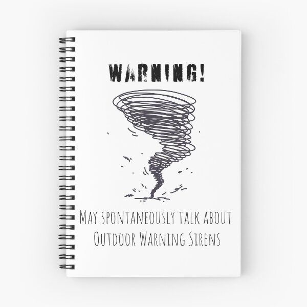 Item preview, Warning May Spontaneously Talk About Outdoor Warning Sirens designed and sold by Robert Ropars.