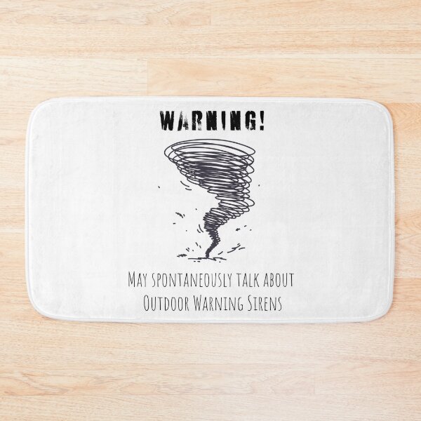 Item preview, Warning May Spontaneously Talk About Outdoor Warning Sirens designed and sold by Robert Ropars.
