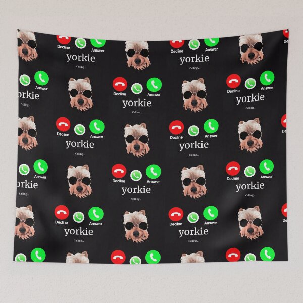 Item preview, Yorkie Calling Phone  designed and sold by Lizreed1827.
