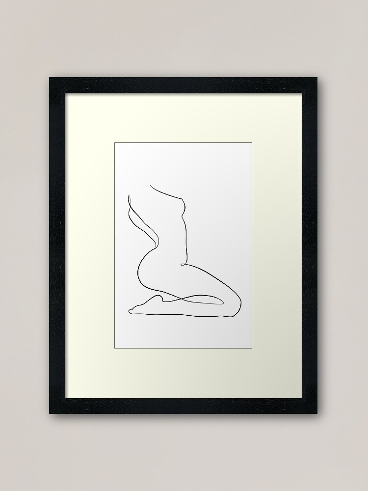 Contour Framed Print