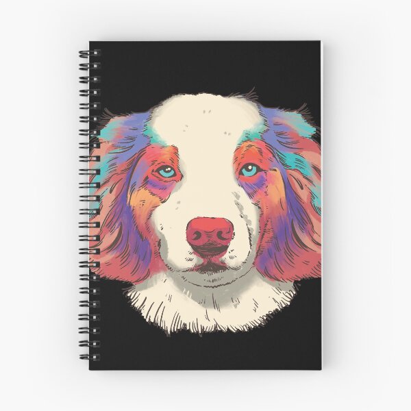 Item preview, Australien Shepherd dog watercolor designed and sold by TRIBExSPACE.