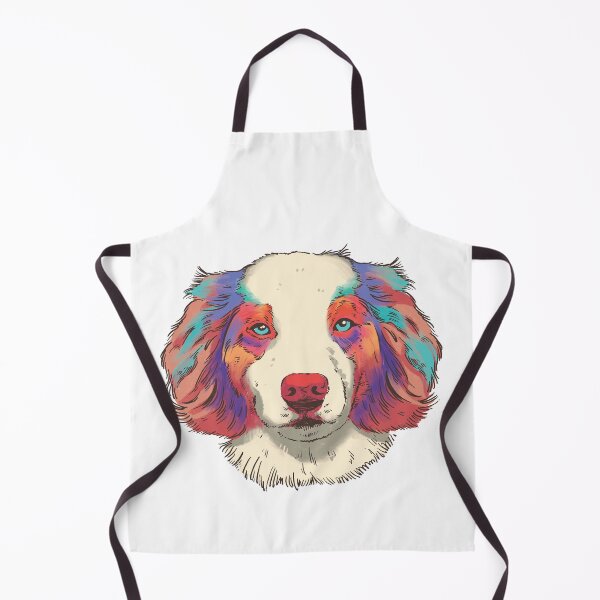 Item preview, Australien Shepherd dog watercolor designed and sold by TRIBExSPACE.