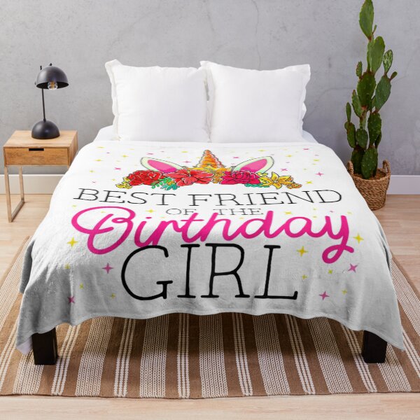 Item preview, Best Friend of the Birthday Girl Friends Unicorn Birthday  designed and sold by DieterShop.