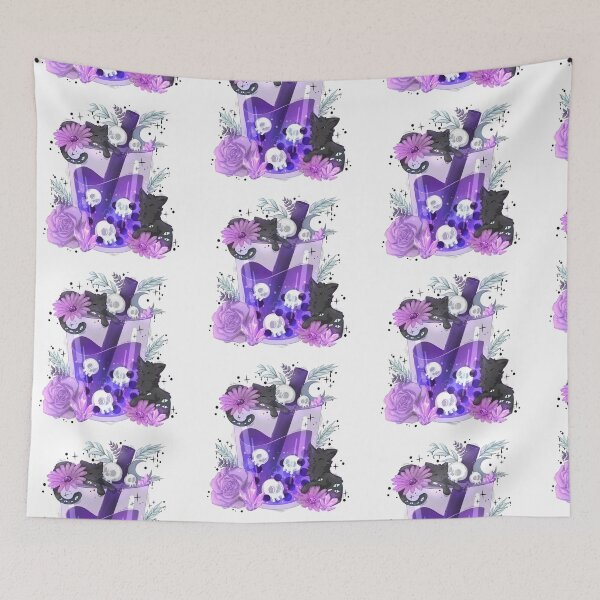 Item preview, Purple Witch Cats Boba Tea designed and sold by averiillustrate.